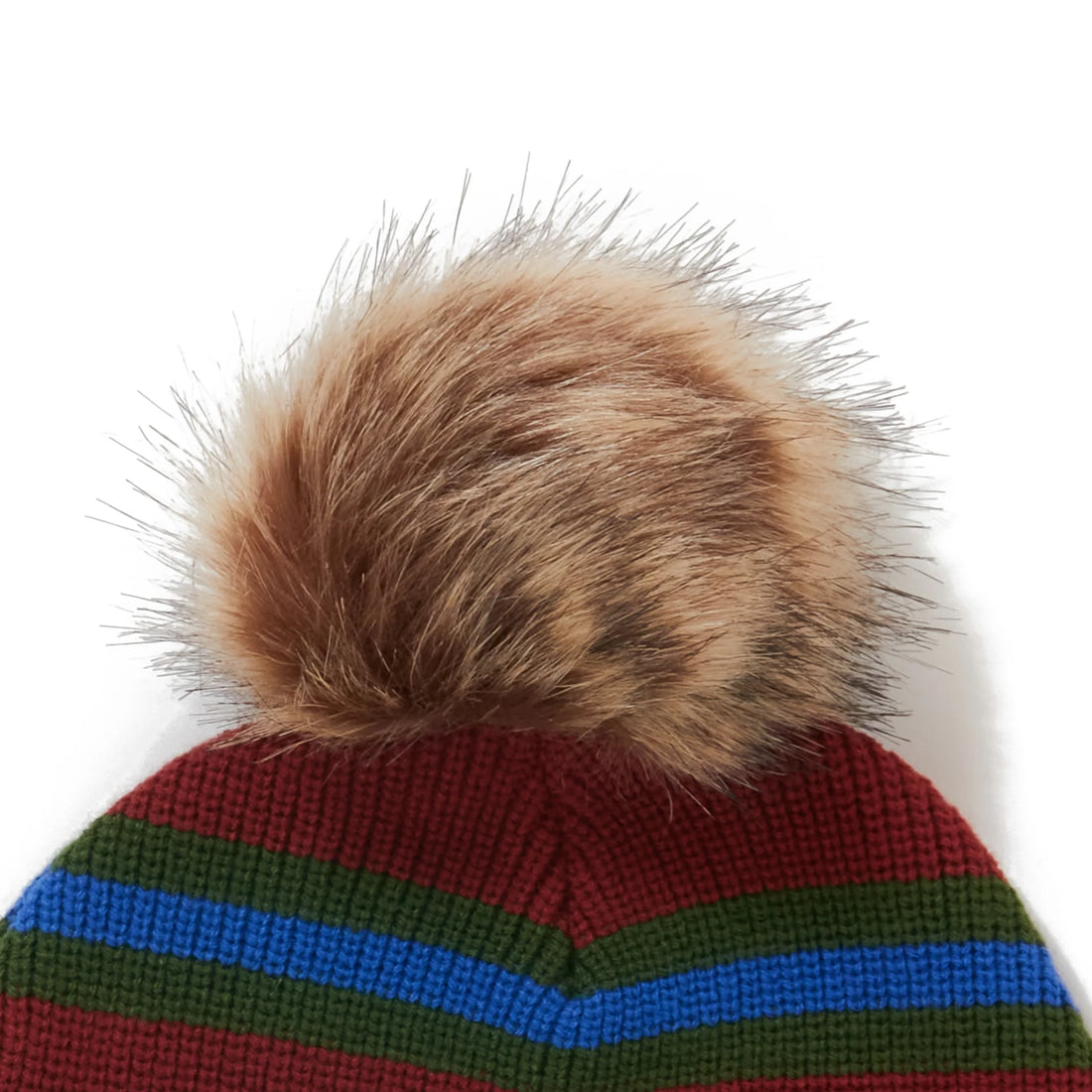 AFB POM POM DOUBLE BEANIE (RED)