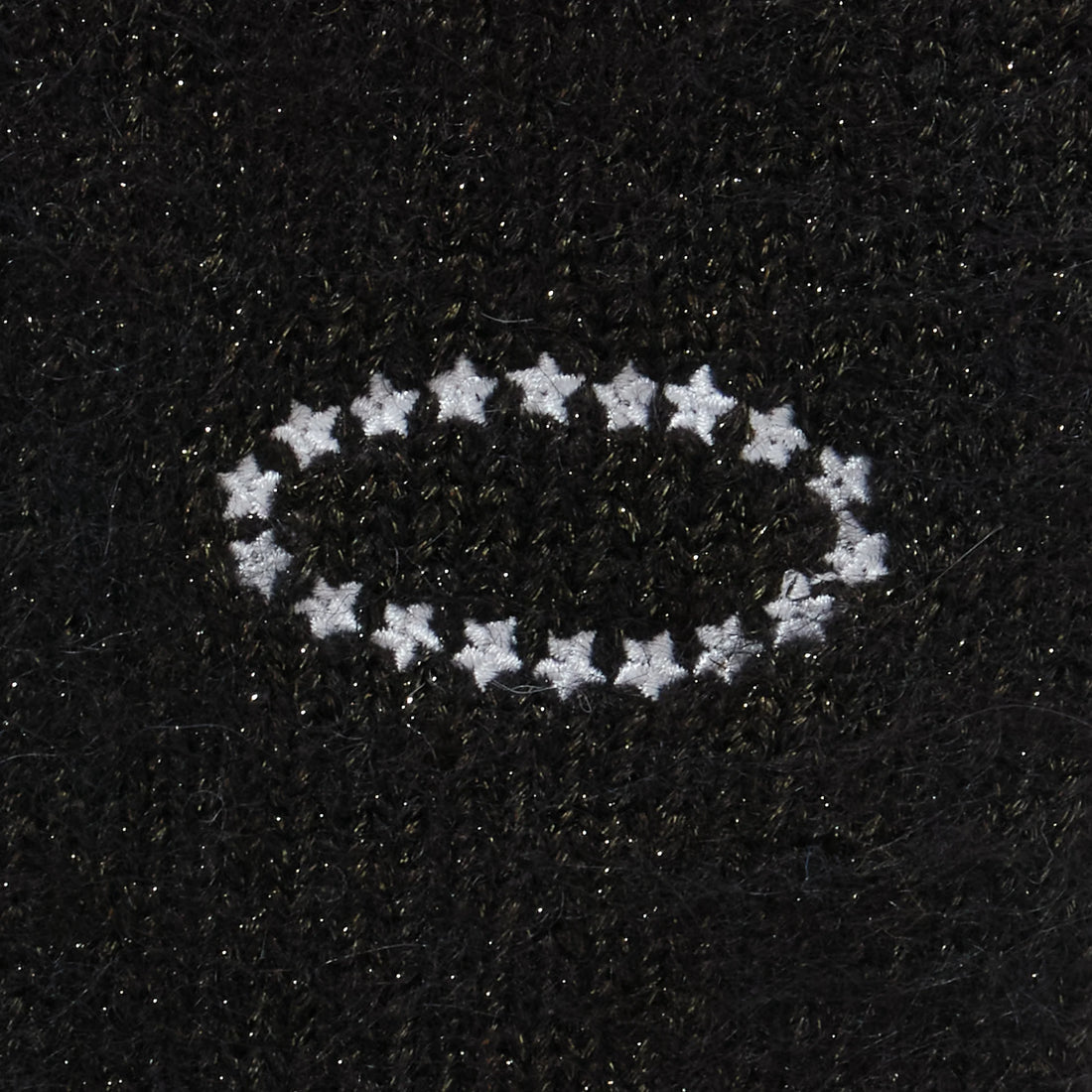 AFB STAR FINGERLESS GLITTER GLOVE (BLACK)