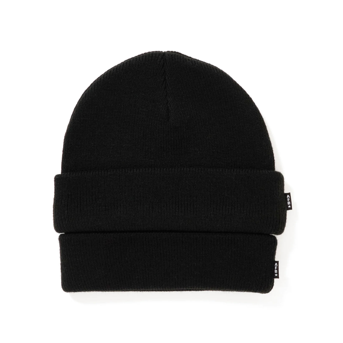 AFB DOUBLE LAYERD BEANIE (BLACK)