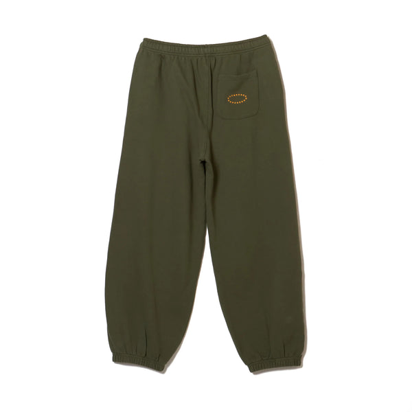 AFB STUDDED BIG SWEAT PANTS (OLIVE)
