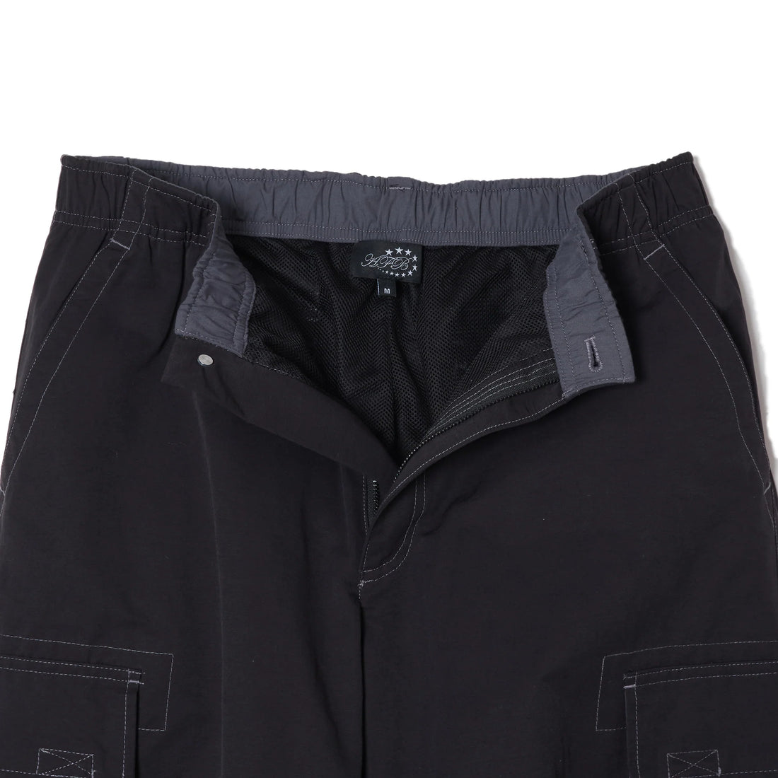 AFB NYLON CARGO PANTS (BLACK)