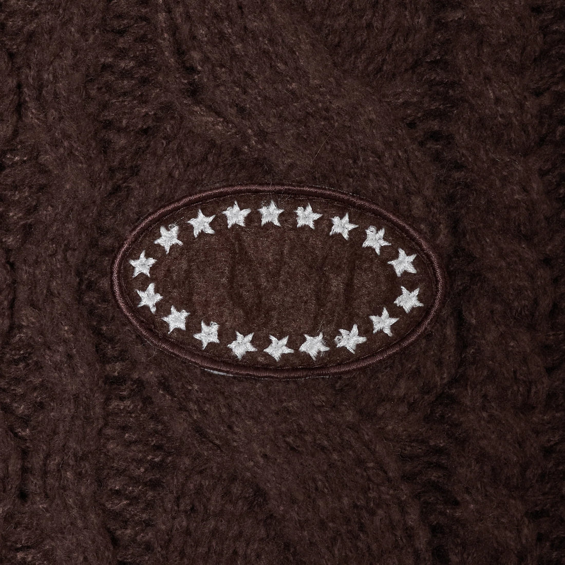 AFB FUR ALAN KNIT HOODIE (BROWN)