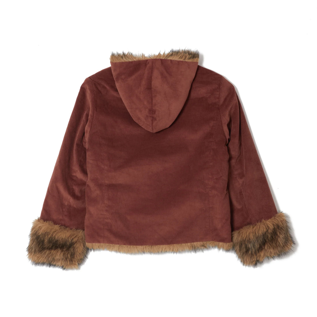 AFB REVERSIBLE FUR JACKET (BROWN)