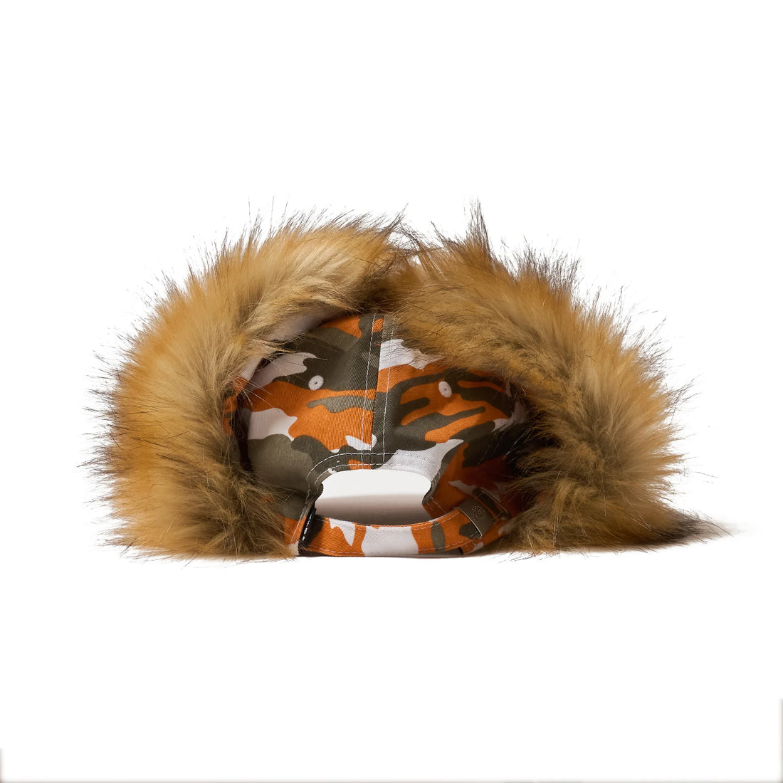 AFB DOG EAR FUR CAP (CAMO ORANGE)