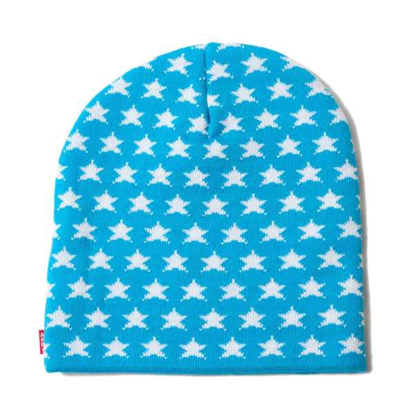 AFB STAR LONG BEANIE (BLUE)