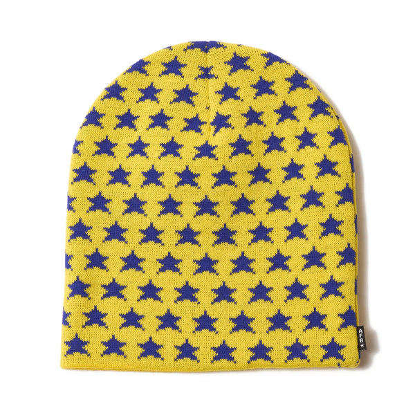 AFB STAR LONG BEANIE (YELLOW)