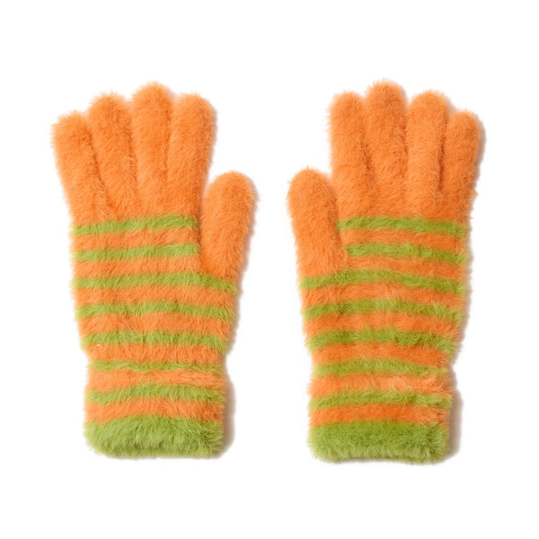 AFB FLUFFY BORDER GLOVE (ORANGE)