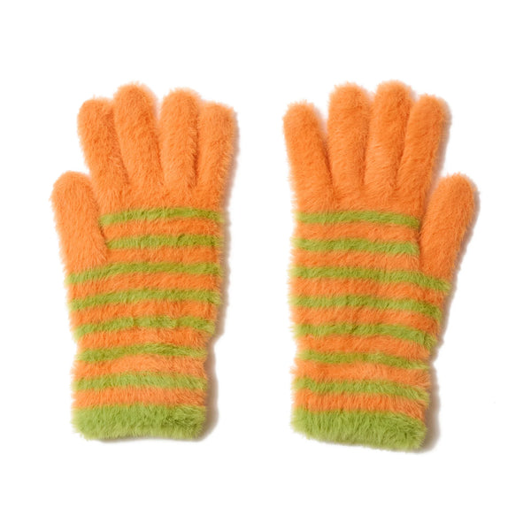 AFB FLUFFY BORDER GLOVE (ORANGE)