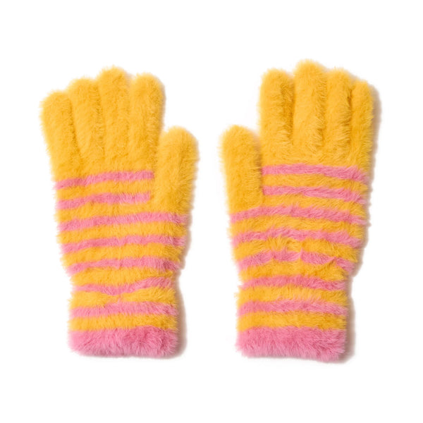AFB FLUFFY BORDER GLOVE (YELLOW)