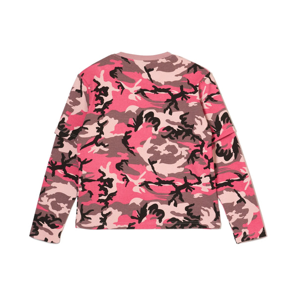 AFB THERMAL LAYERD LS TEE (CAMO PINK)
