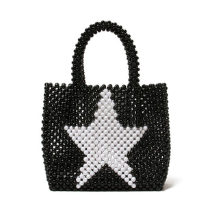 AFB STAR BEADS HAND BAG (BLACK)