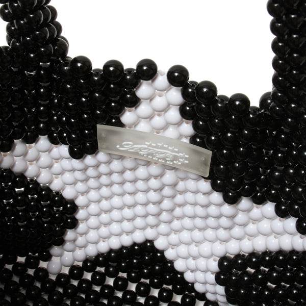 AFB STAR BEADS HAND BAG (BLACK)