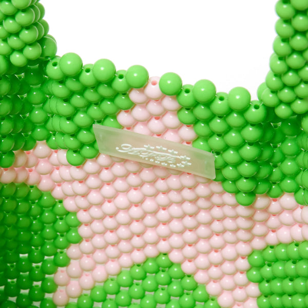 AFB STAR BEADS HAND BAG (LIME)