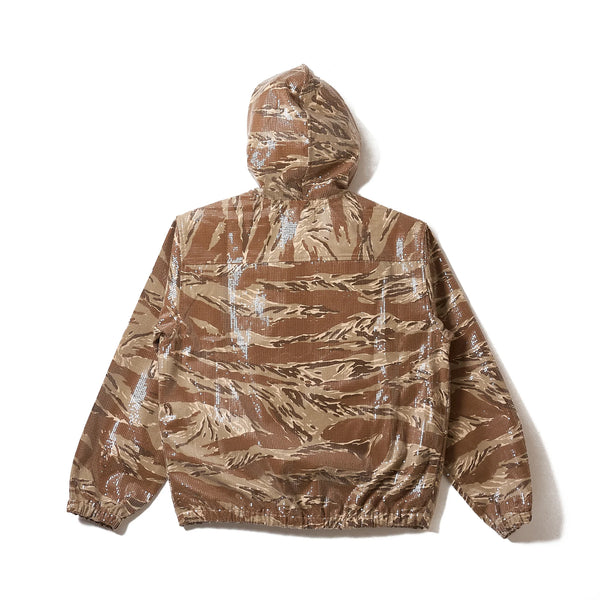 AFB HOODED SPANGLE FLANNEL JACKET (TIGER CAMO)