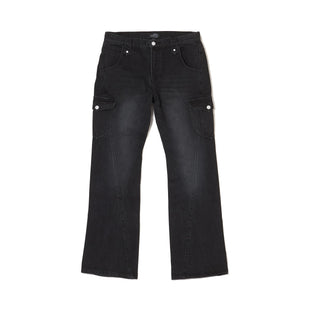 AFB CUTTING CARGO PANTS (BLACK)