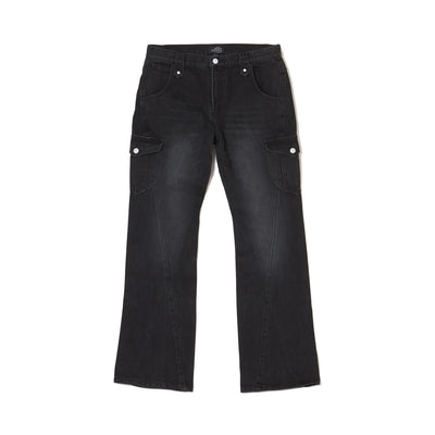 AFB CUTTING CARGO PANTS (BLACK)