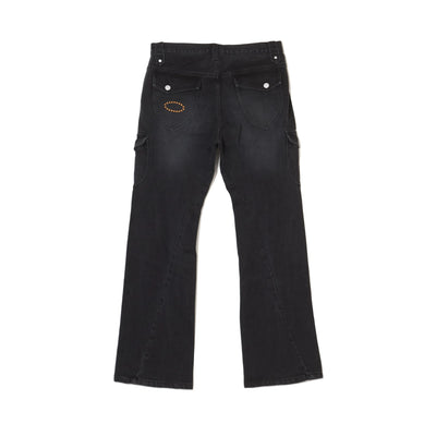 AFB CUTTING CARGO PANTS (BLACK)