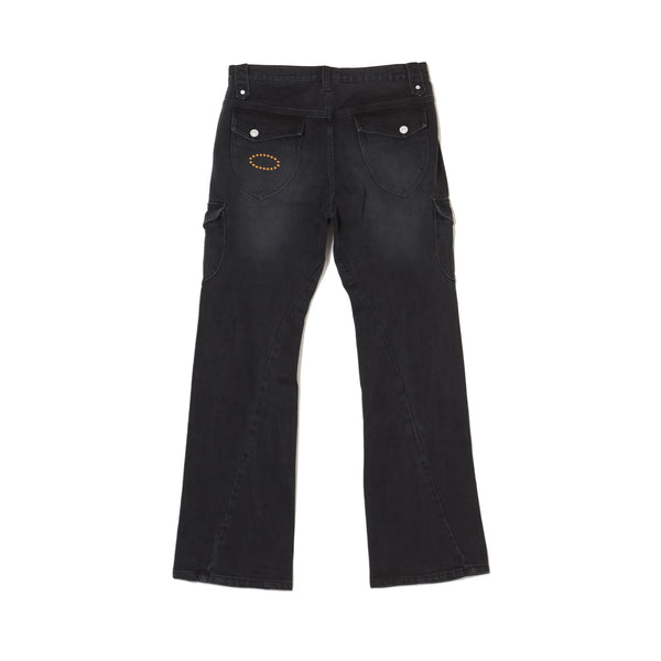 AFB CUTTING CARGO PANTS (BLACK)