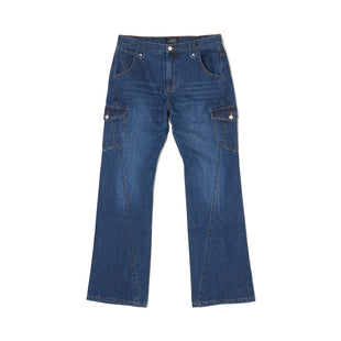 AFB CUTTING CARGO PANTS (INDIGO)