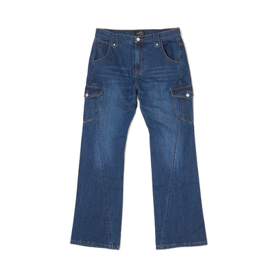 AFB CUTTING CARGO PANTS (INDIGO)