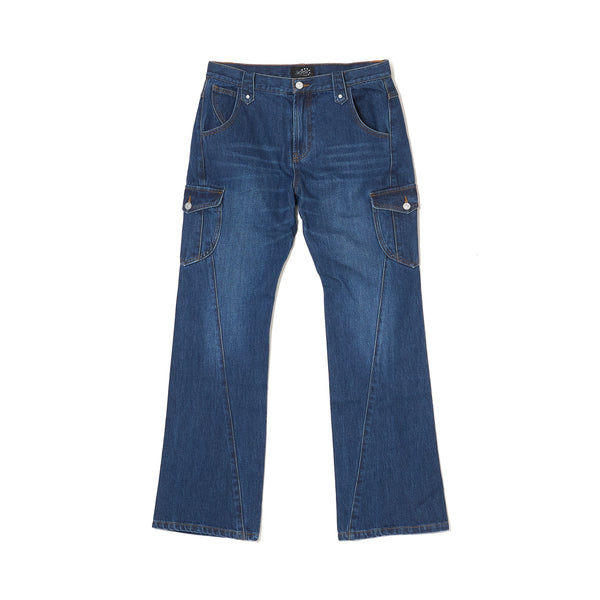 AFB CUTTING CARGO PANTS (INDIGO)