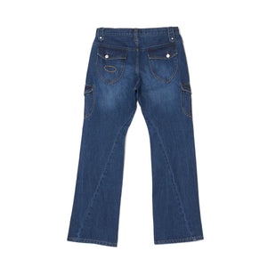 AFB CUTTING CARGO PANTS (INDIGO)