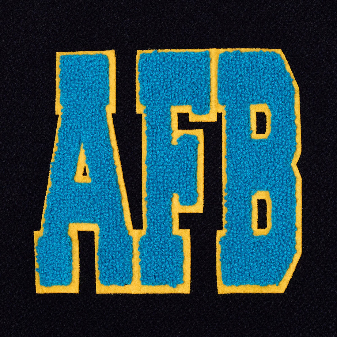 AFB VARSITY JACKET (NAVY / YELLOW)