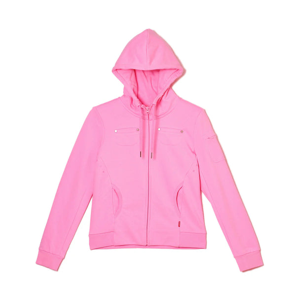 AFB WMS SPORTY ZIP HOODIE (PINK)