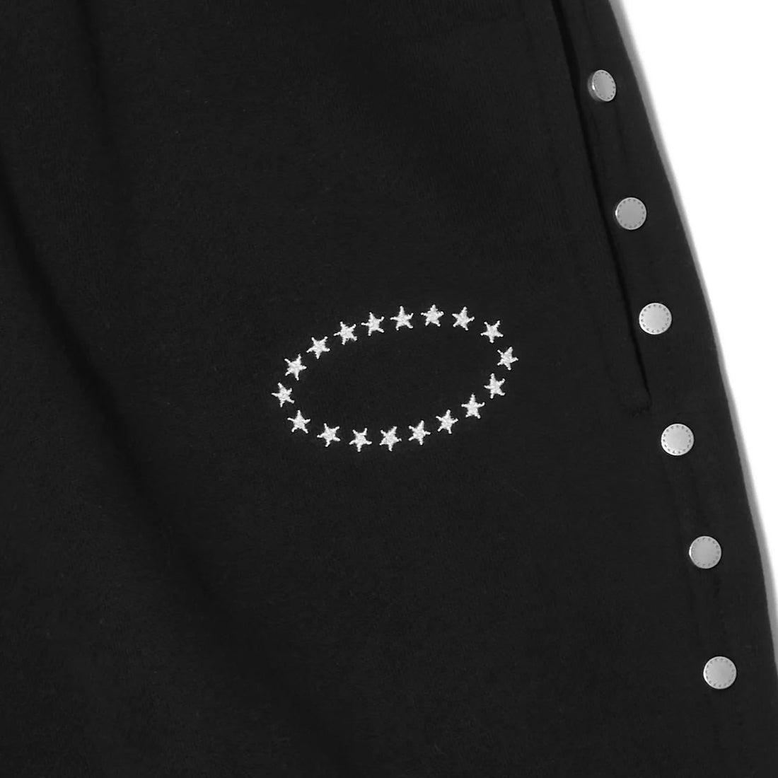 SWEAT WIDE SHORTS (BLACK)