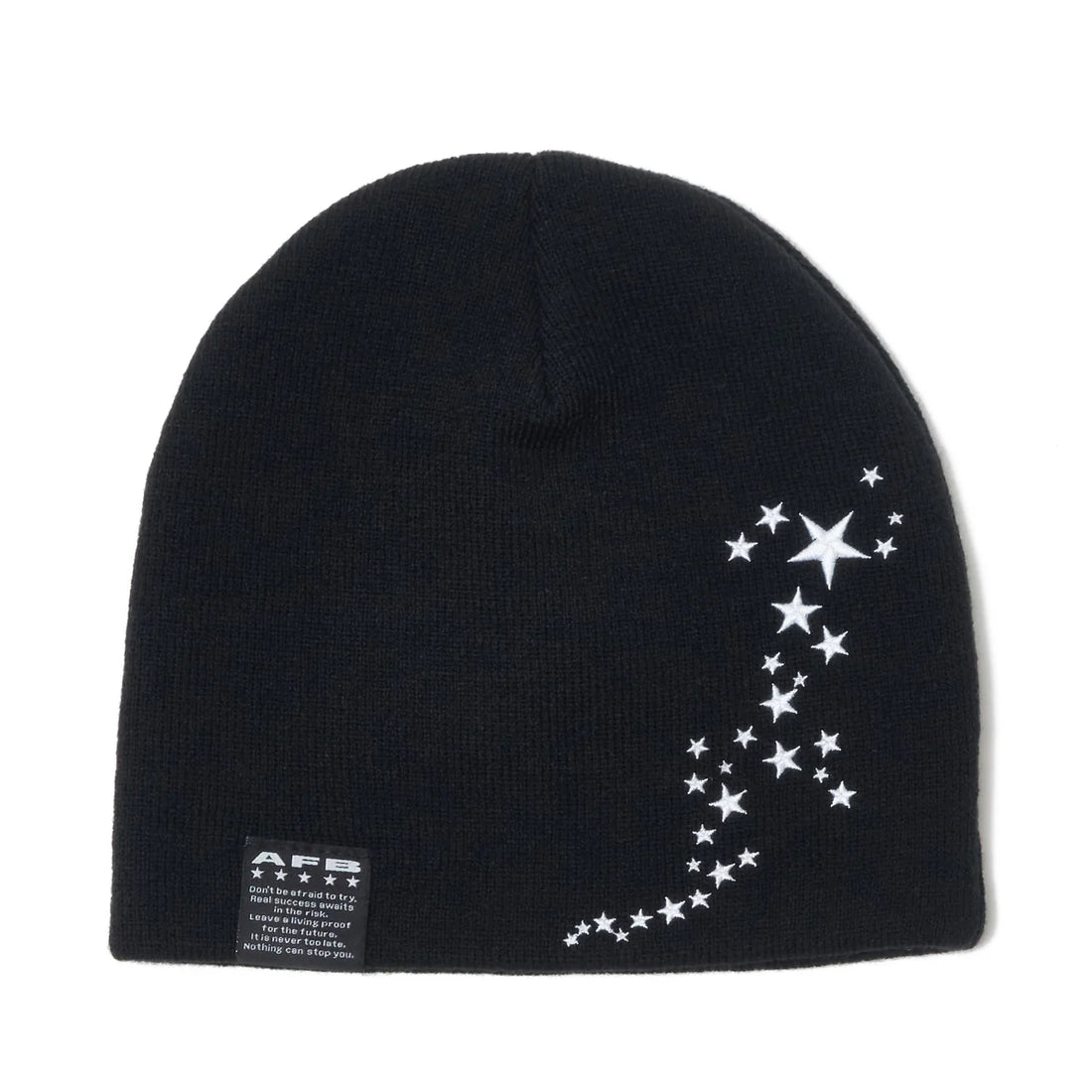 SHOOTING STAR SINGLE BEANIE (BLACK)