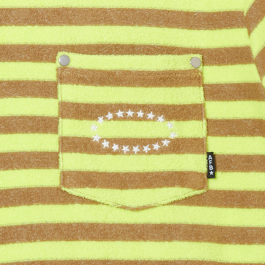BORDER PILE TEE (LIME)