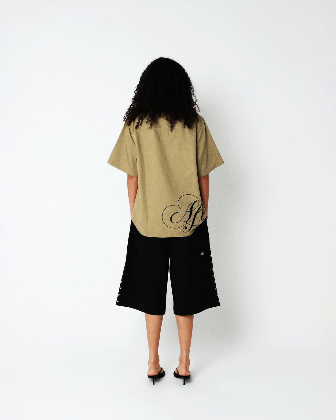AFB DICKIES STUDDED SHORTS BLACK