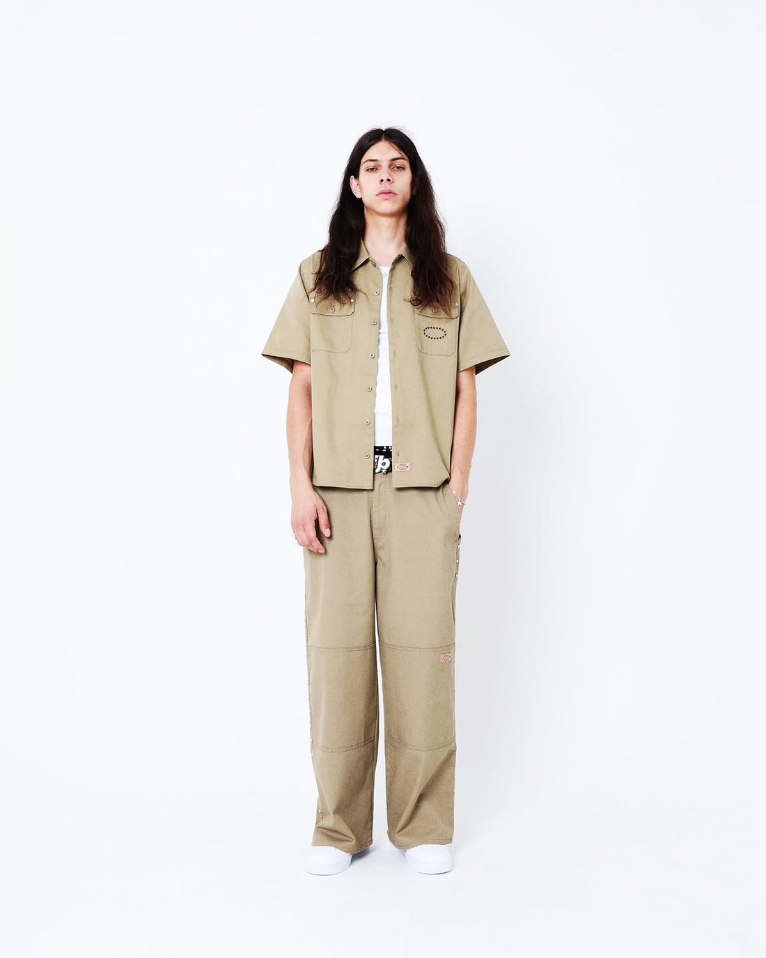 AFB DICKIES HALF SLEEVES SHIRTS TAN