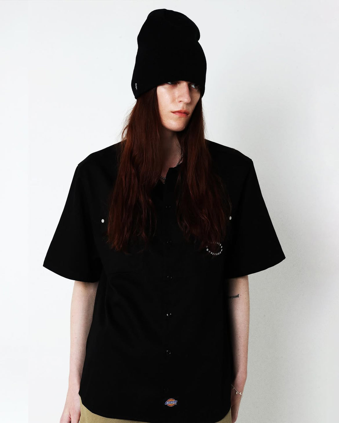 AFB DICKIES HALF SLEEVES SHIRTS BLACK
