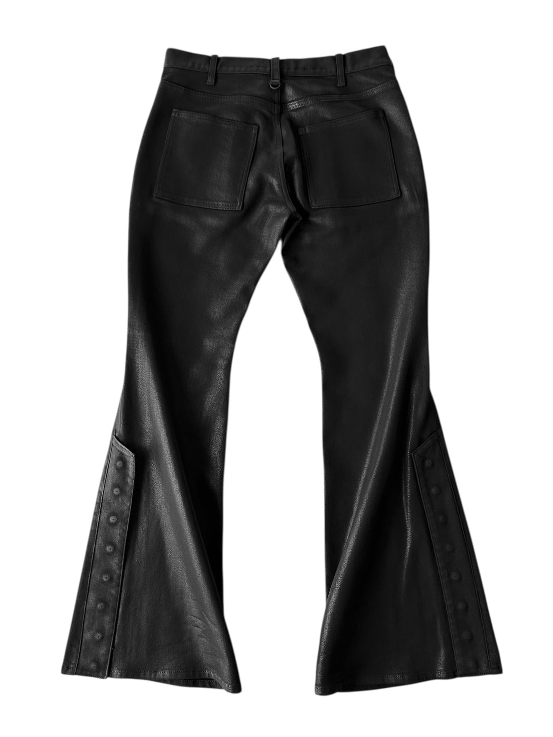 NO MASS PROD. 014GLM J-WAXED FLARE JEANS