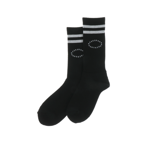 AFB STAR LOGO SPORT SOCKS (BLACK)
