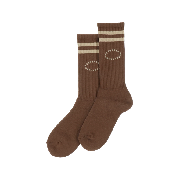 AFB STAR LOGO SPORT SOCKS (BROWN)
