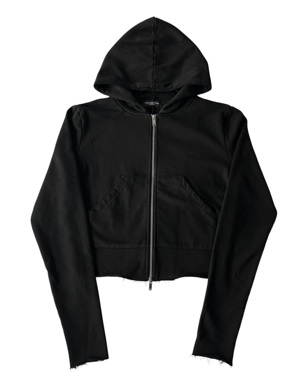 NO MASS PROD. GLMNIST3 CROPPED HOODIE