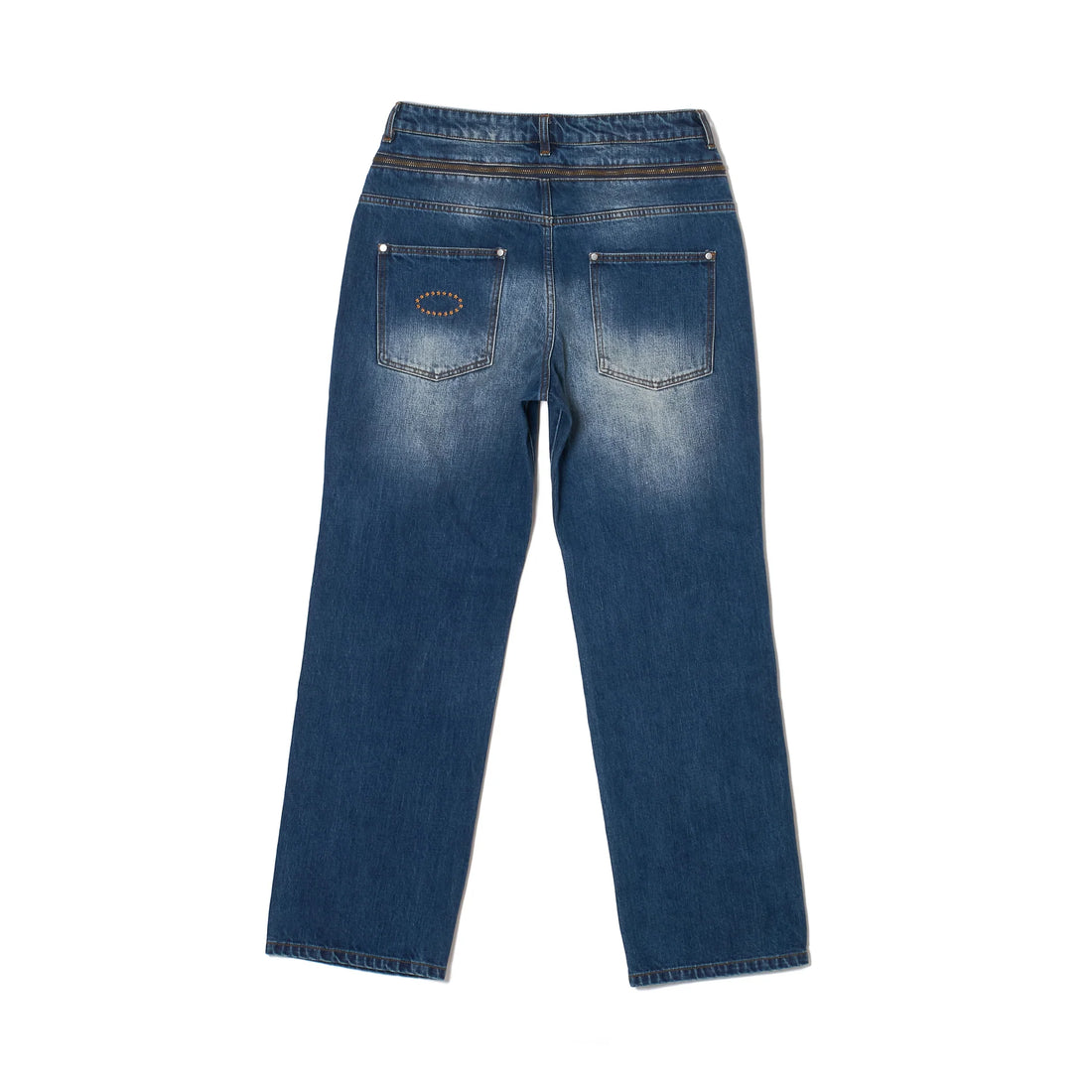AFB STUDDED BACK ZIP JEANS