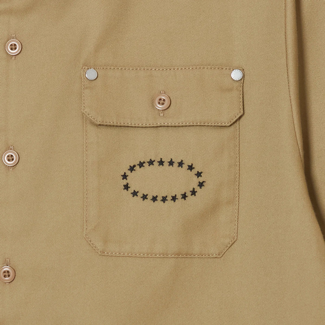 AFB DICKIES HALF SLEEVES SHIRTS TAN