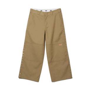 AFB DICKIES STUDDED WIDE PANTS TAN