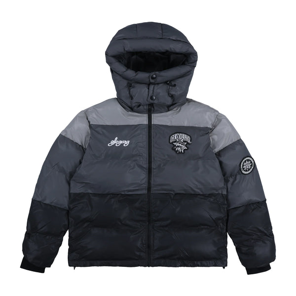 Glo Gang Arctic Explorer Puffer Jacket (Black/Grey)