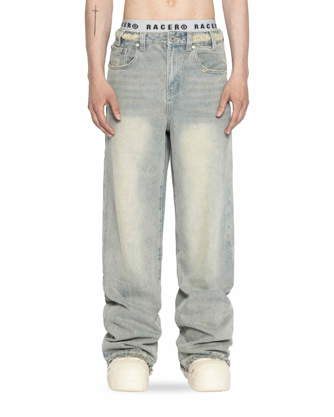 Racer Worldwide Blue Rust Jeans