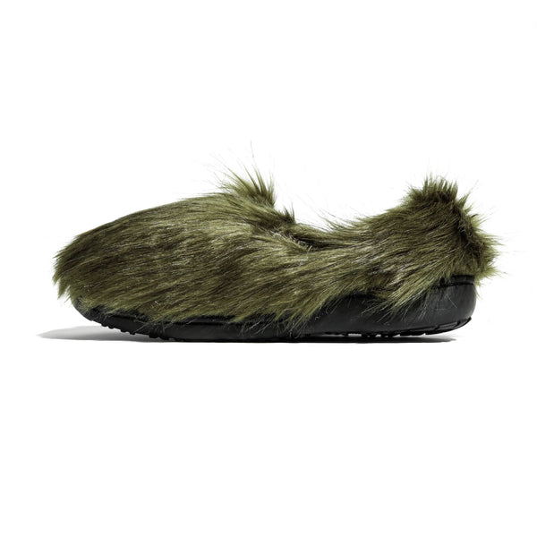 AFB FUR MULE (OLIVE)