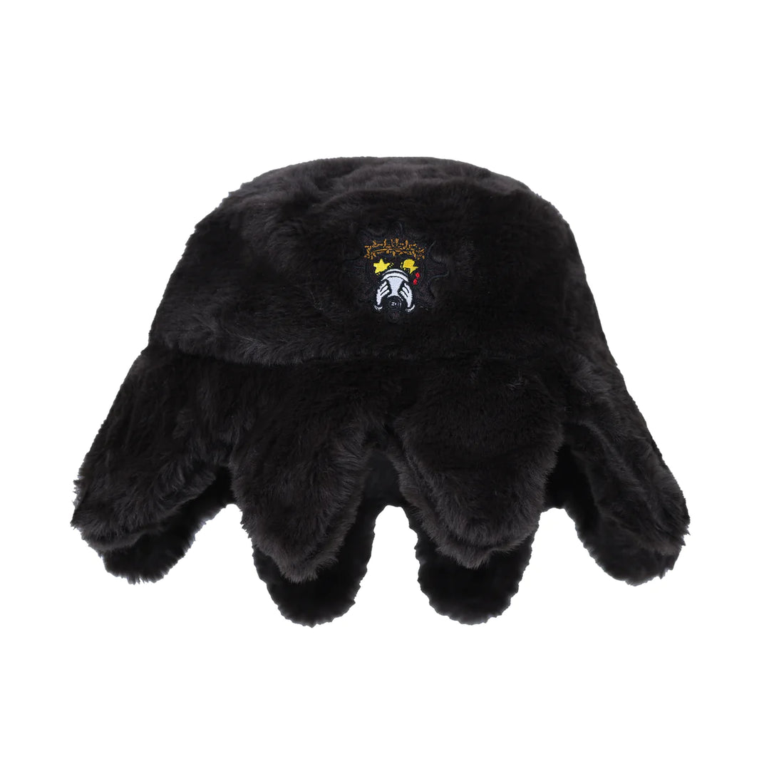GLO GANG Glo Furry Sun Bucket Hat (Charcoal Black)