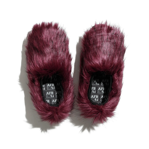 AFB FUR MULE (WINE)