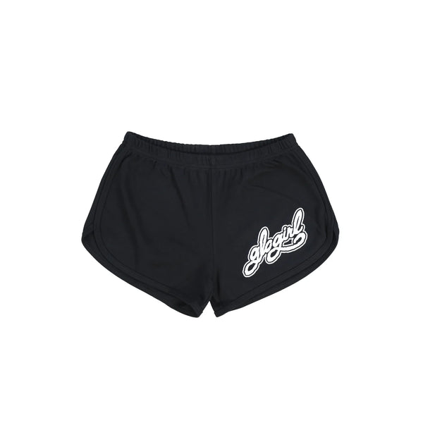 GLO GANG Glo Girl Flag Shorts (Black)