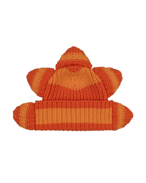 GLO GANG Glo Rising Sun Beanie (Orange Stripe)
