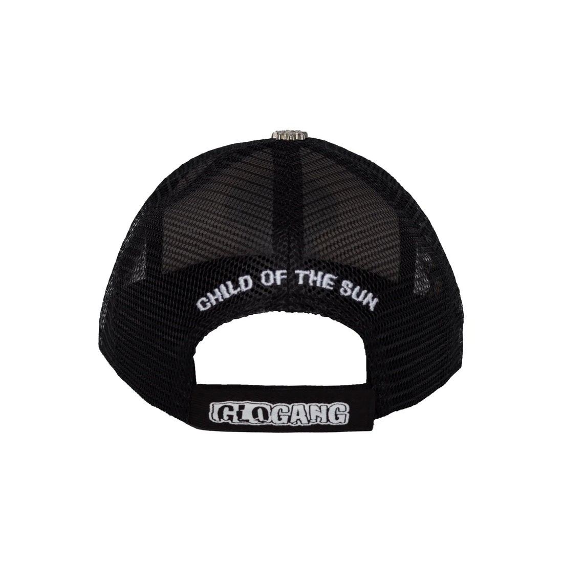 GLO GANG Classic Logo Trucker Hat (Black/White)