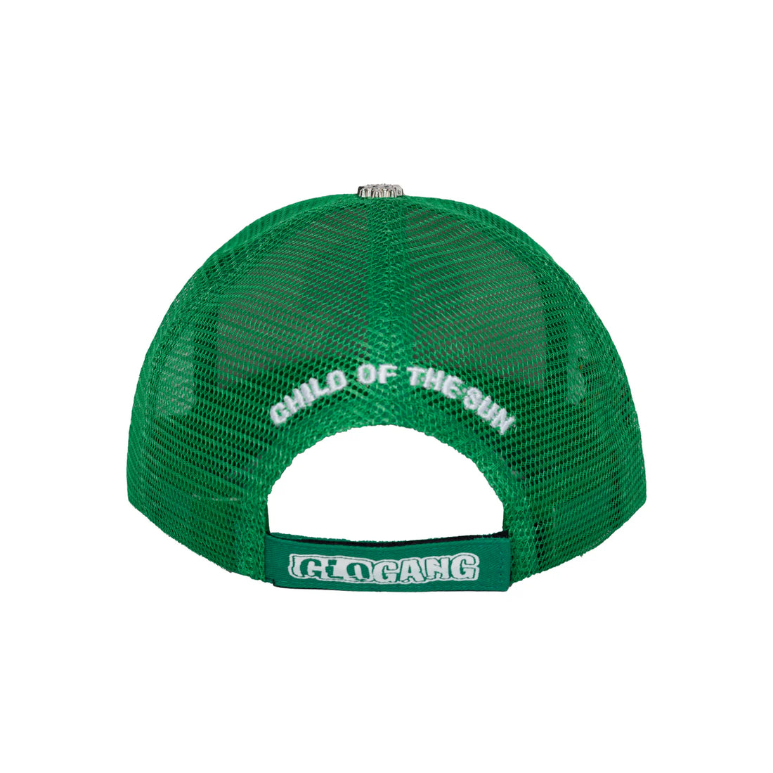 GLO GANG Classic Logo Trucker Hat (Green/White)